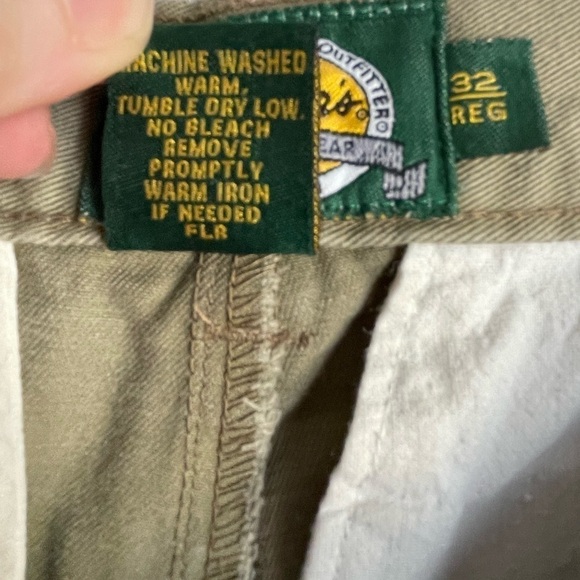 Cabelas Outdoors Pants Mens flat front size 32 khaki Straight Leg Hiking - Picture 7 of 7